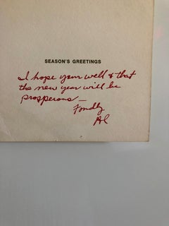 1967 Abstract Geometric Expressionist NYC MoMA Silkscreen Card, Stable Gallery