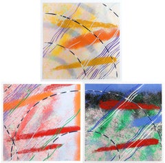 Wild Goose Lake Series, Three Abstract Silkscreens by Al Loving