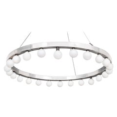 Alvin Lustig Manner Modern Ring Chandelier