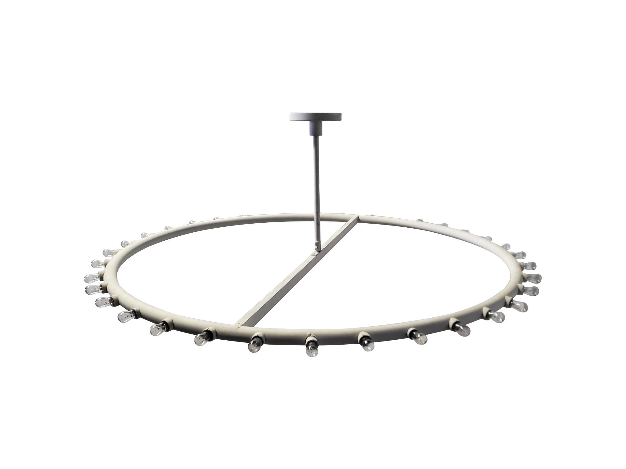 American Alvin Lustig Ring Chandelier