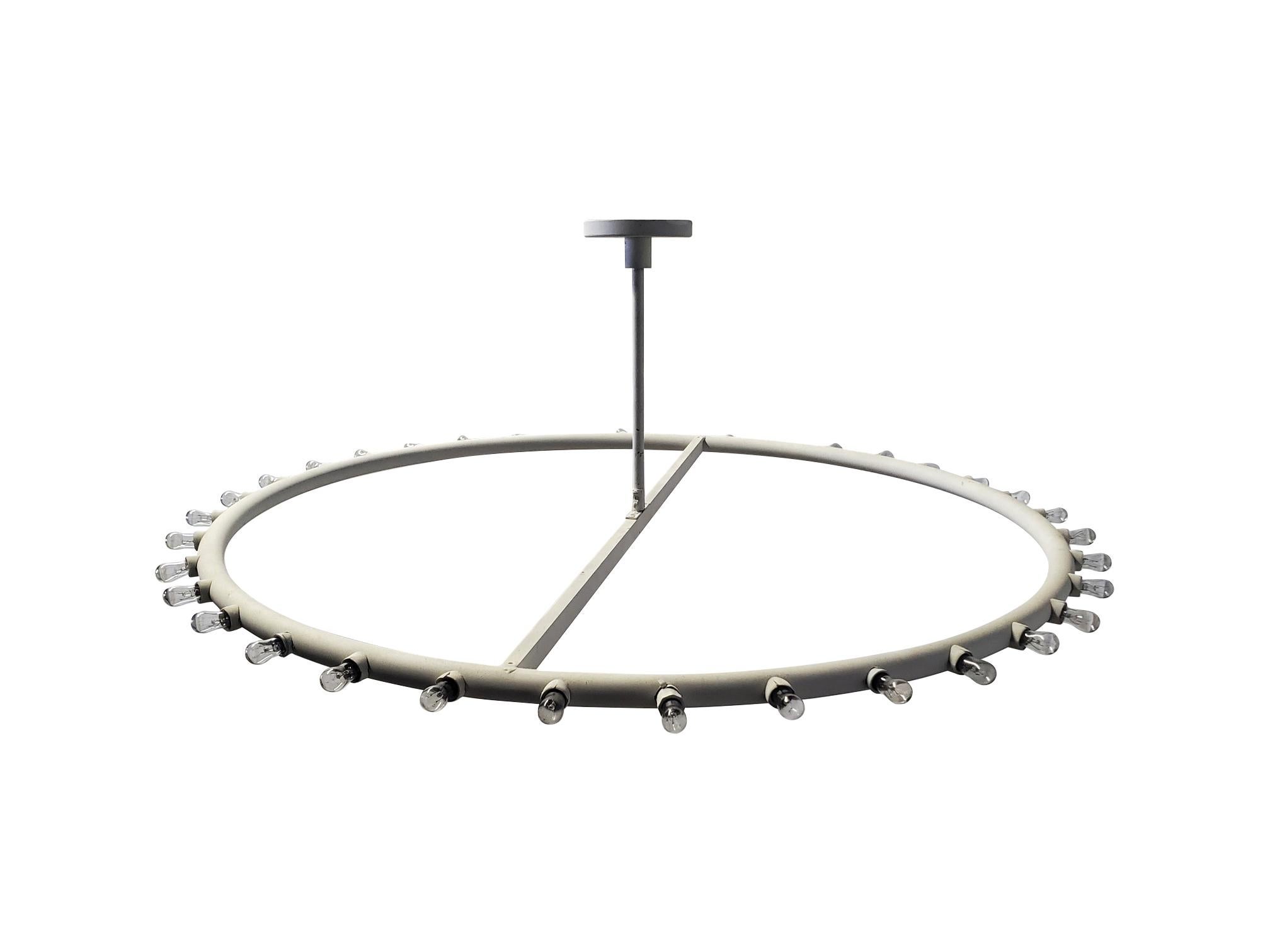Alvin Lustig Ring Chandelier In Good Condition In Middlesex, NJ