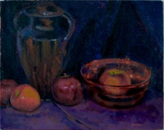 Still Life in Purple with Jug and Apples by Alvin R. Raffel 1928