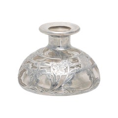 Alvin Silver Overlaid Perfume Bottle