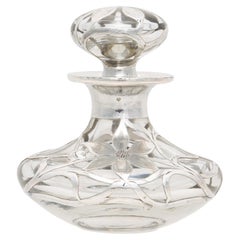 Antique Alvin Silver Overlaid Perfume Bottle