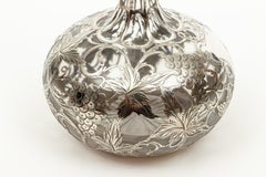 Alvin Sterling Silver Overlay Decanter