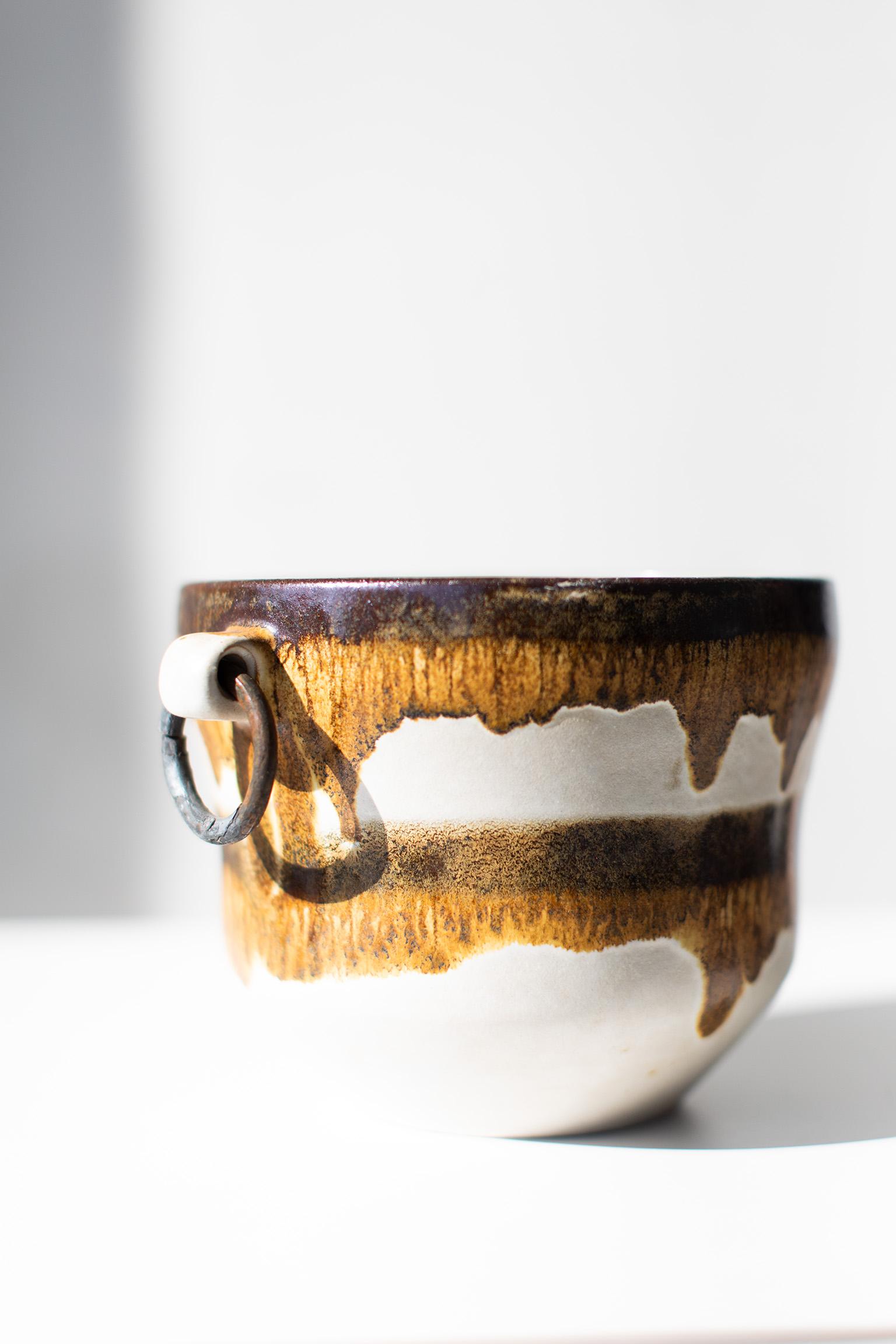 Mid-20th Century Alvino Bagni Bowl or Vase for Raymor For Sale