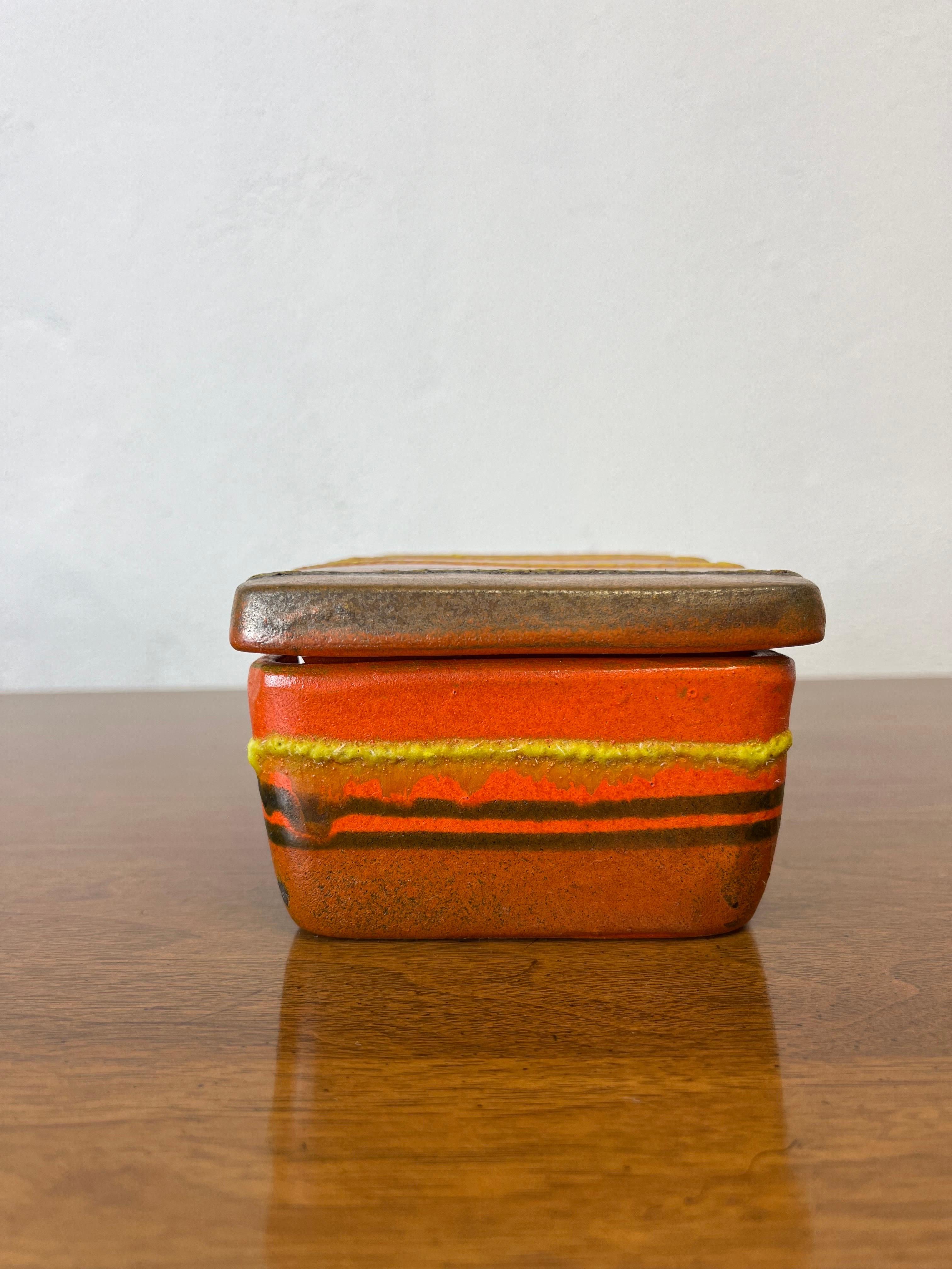 Pottery Alvino Bagni Box for Raymor For Sale