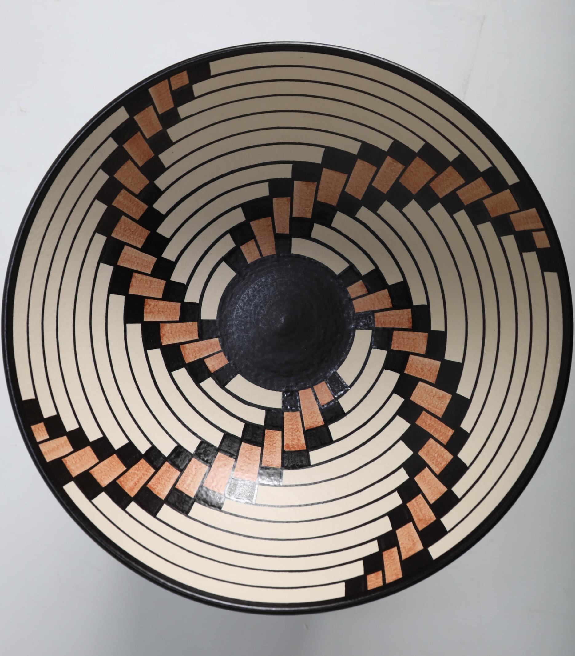 Cuenco de cerámica de Alvino Bagni, Italia, 1970 Italiano en venta