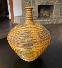 Alvino Bagni for Raymor Signed Mid Century Modern Italian Ceramic Pottery Vase