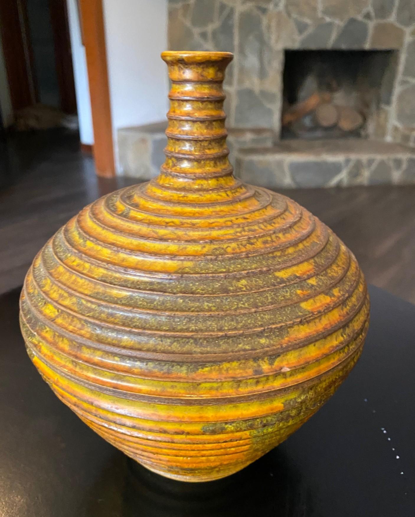 Alvino Bagni for Raymor Signed Mid Century Modern Italian Ceramic