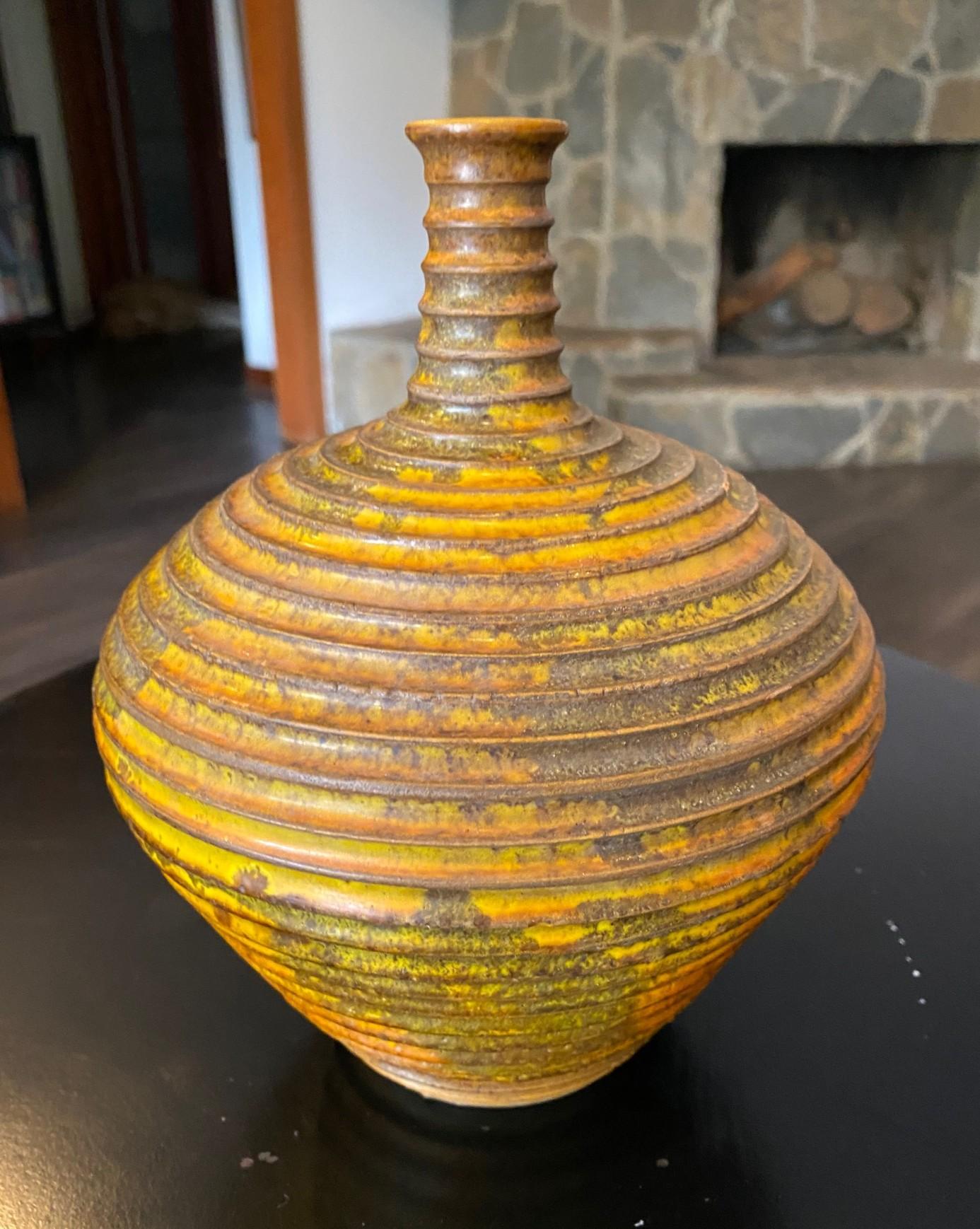 Alvino Bagni for Raymor Signed Mid Century Modern Italian Ceramic