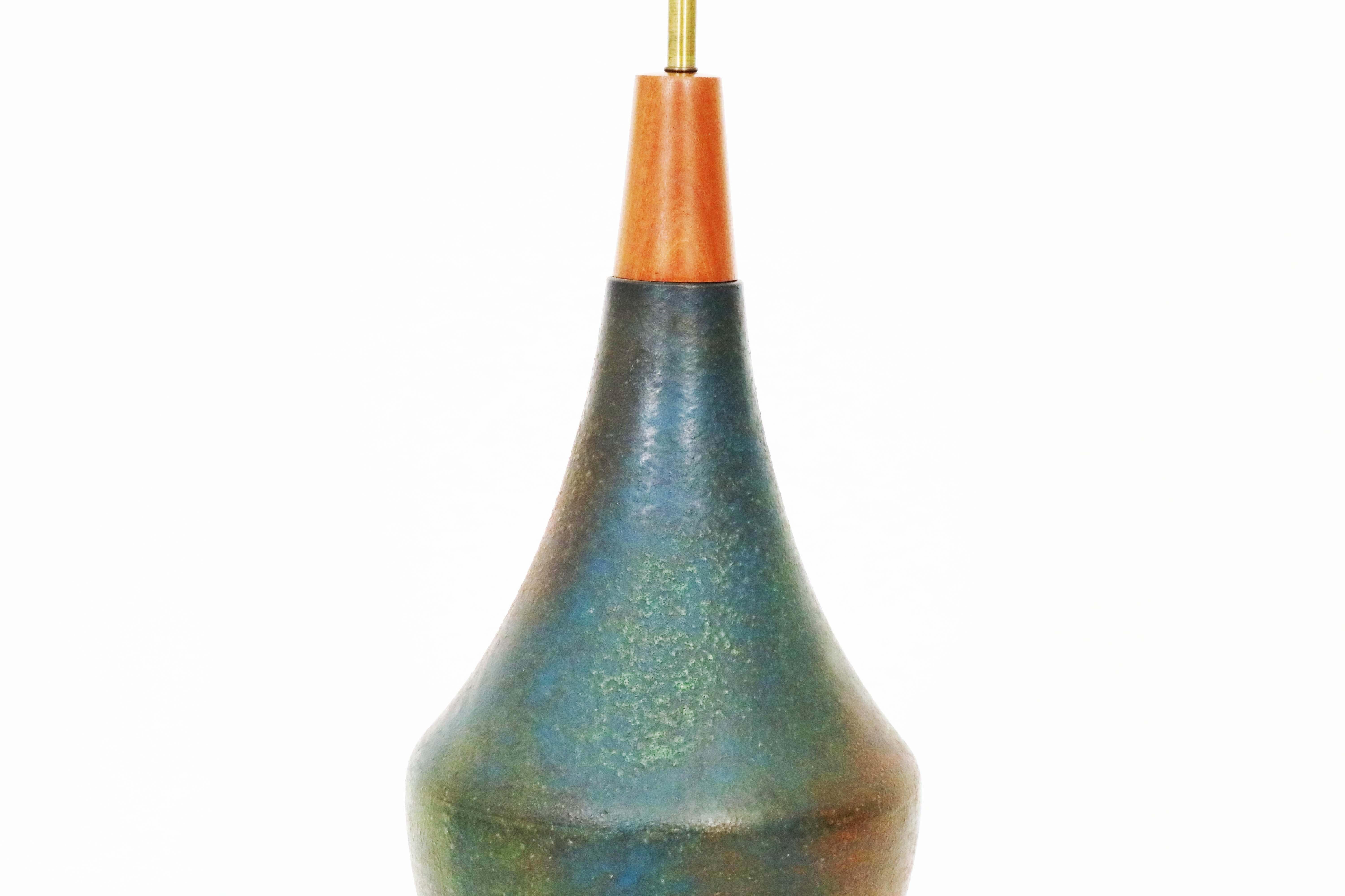 Glazed Alvino Bagni for Raymor Table Lamp