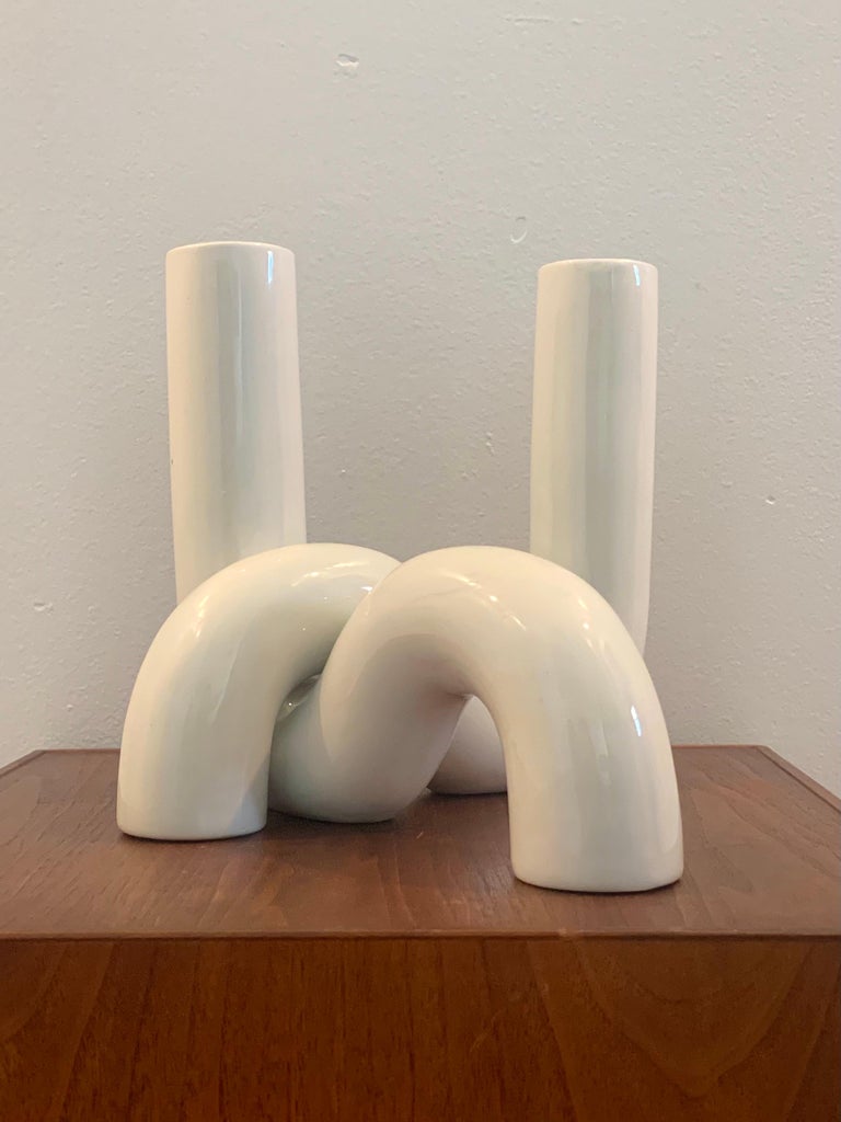20th Century Alvino Bagni for Raymor “Tubo” Vases, Pair For Sale