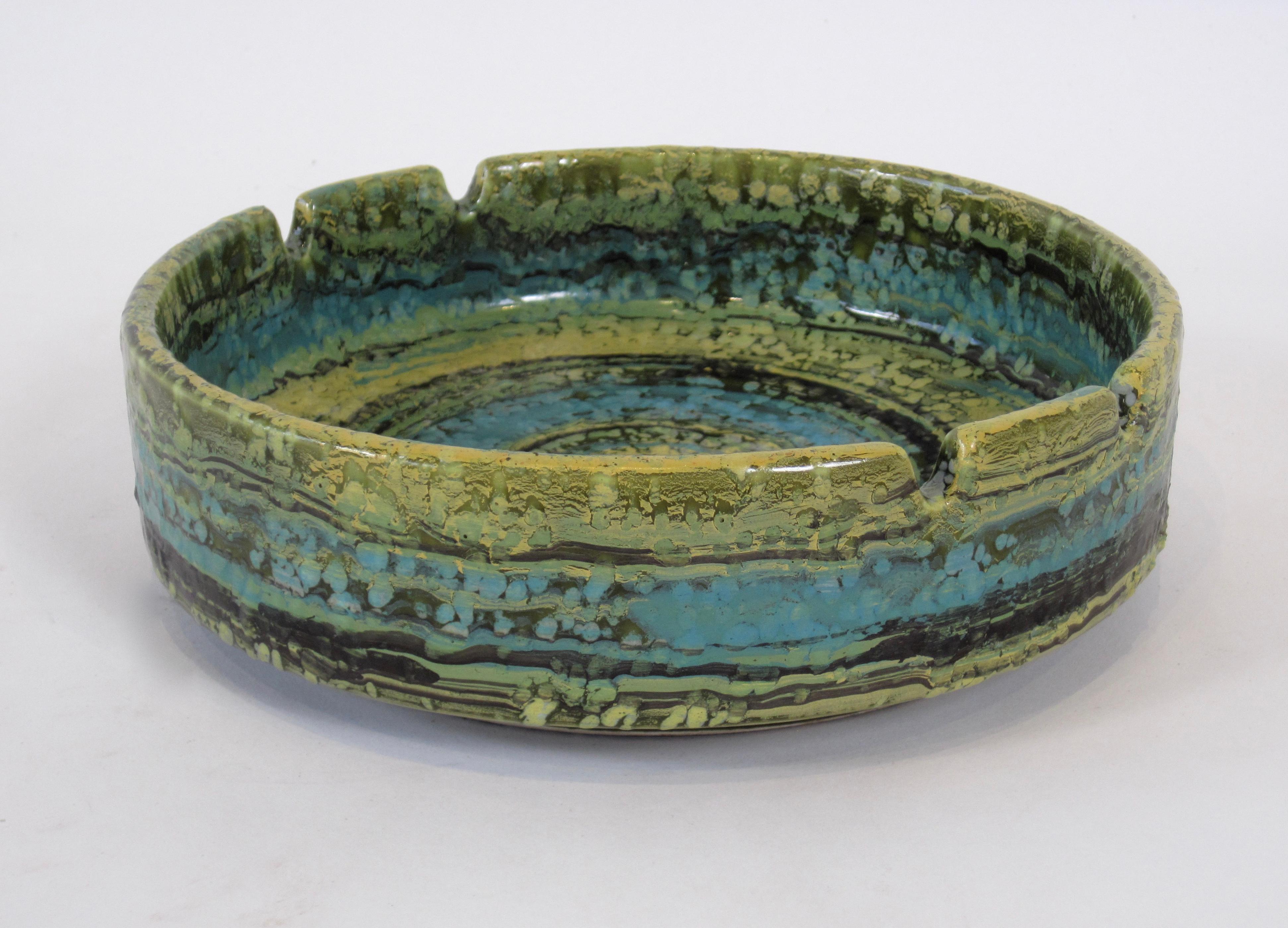 Glazed Alvino Bagni Italian Pottery Imported by Raymor