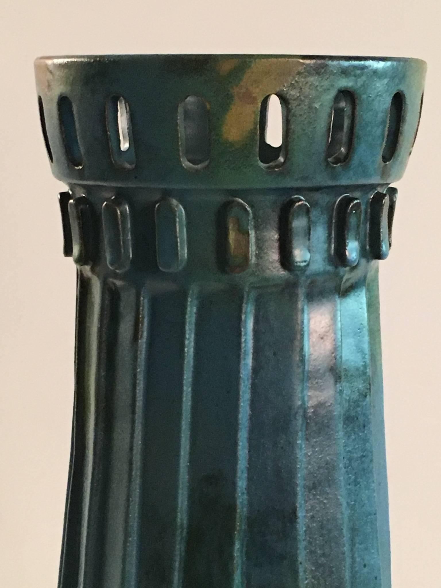 Mid-Century Modern Alvino Bagni Italy Sea Garden Vase, circa 1960 For Sale