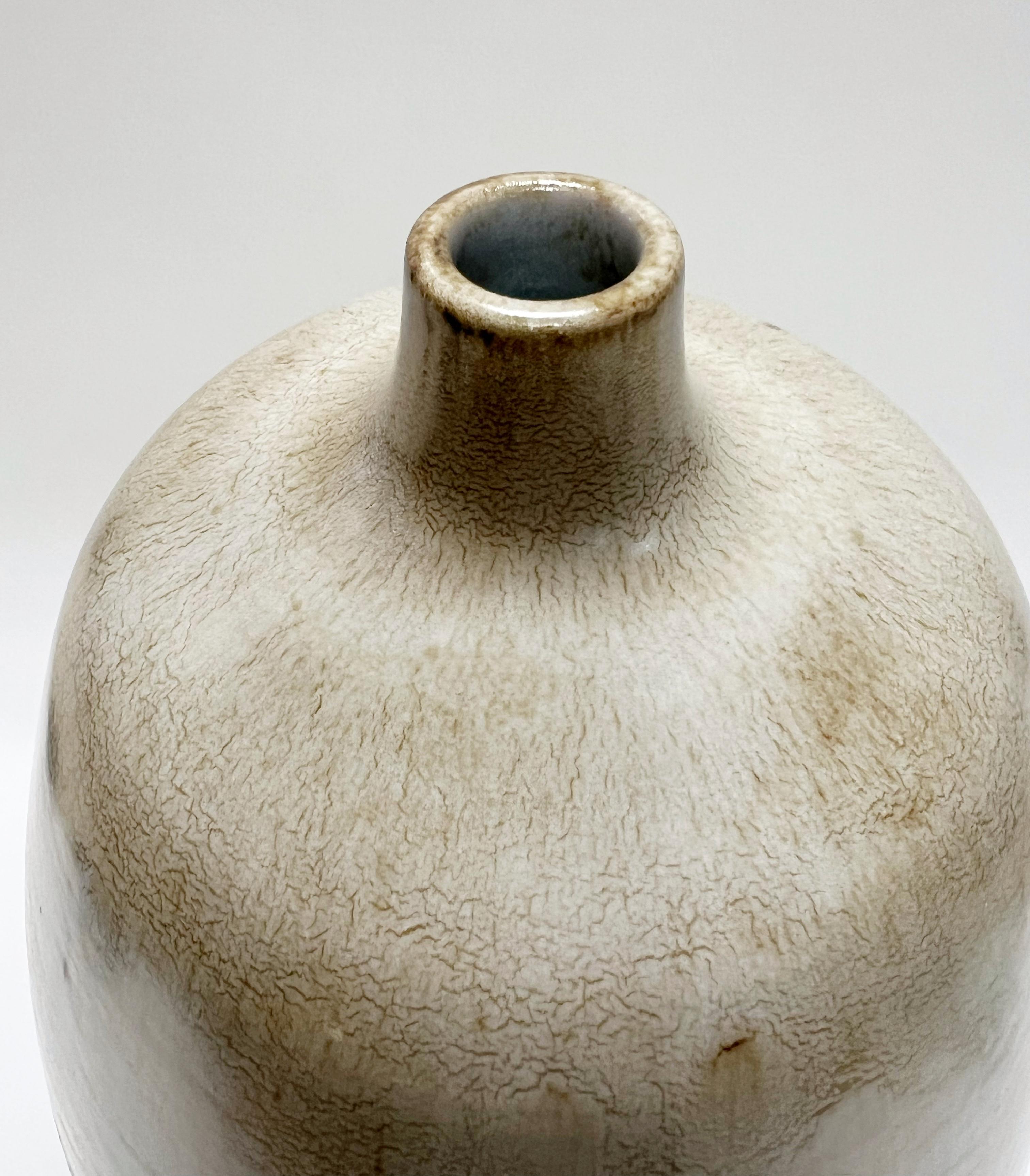 Italiano Alvino Bagni Vaso grande in ceramica a 2 toni Raymor in vendita