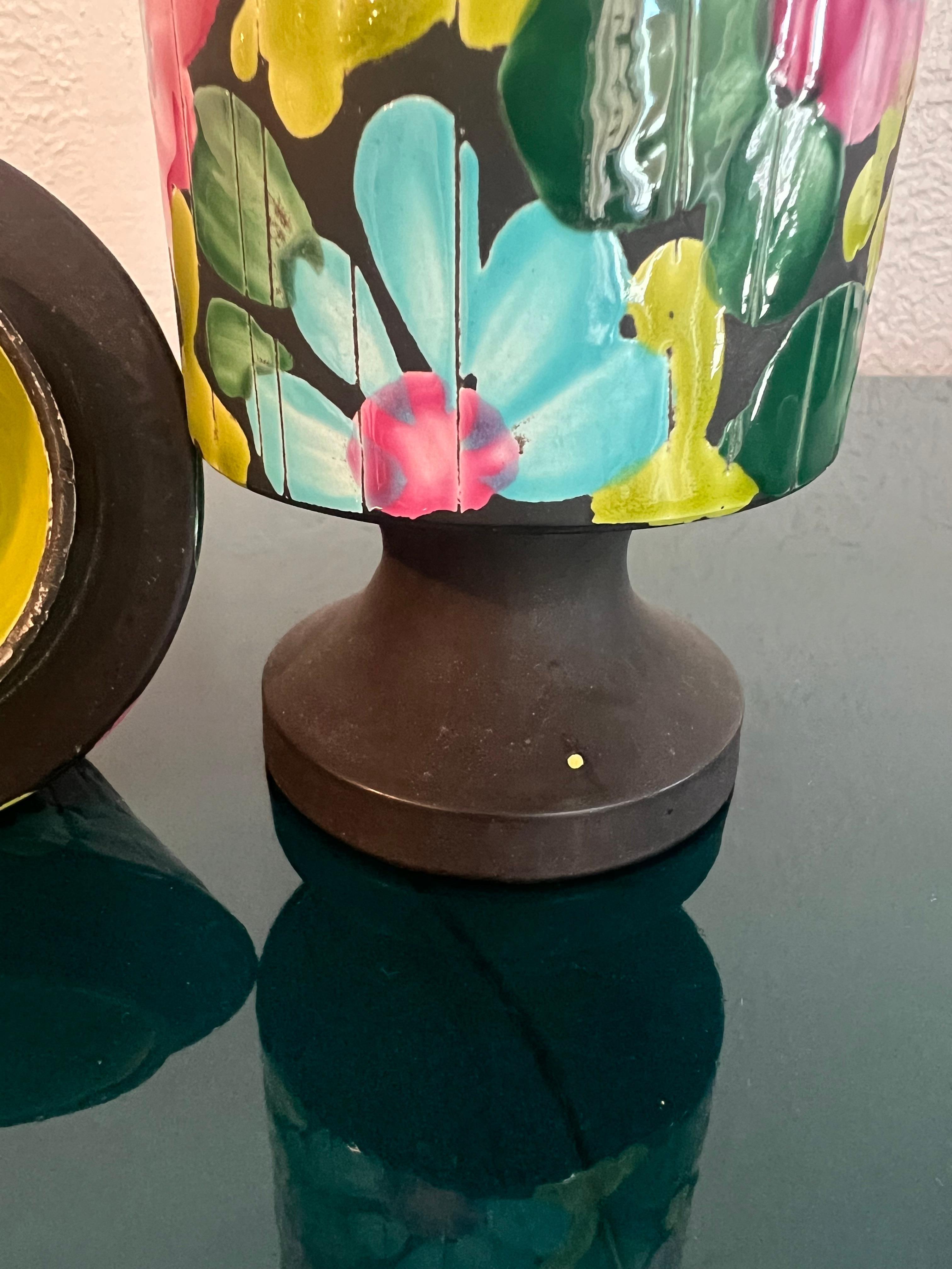 Milieu du XXe siècle Vase à couvercle Alvino Bagni en vente