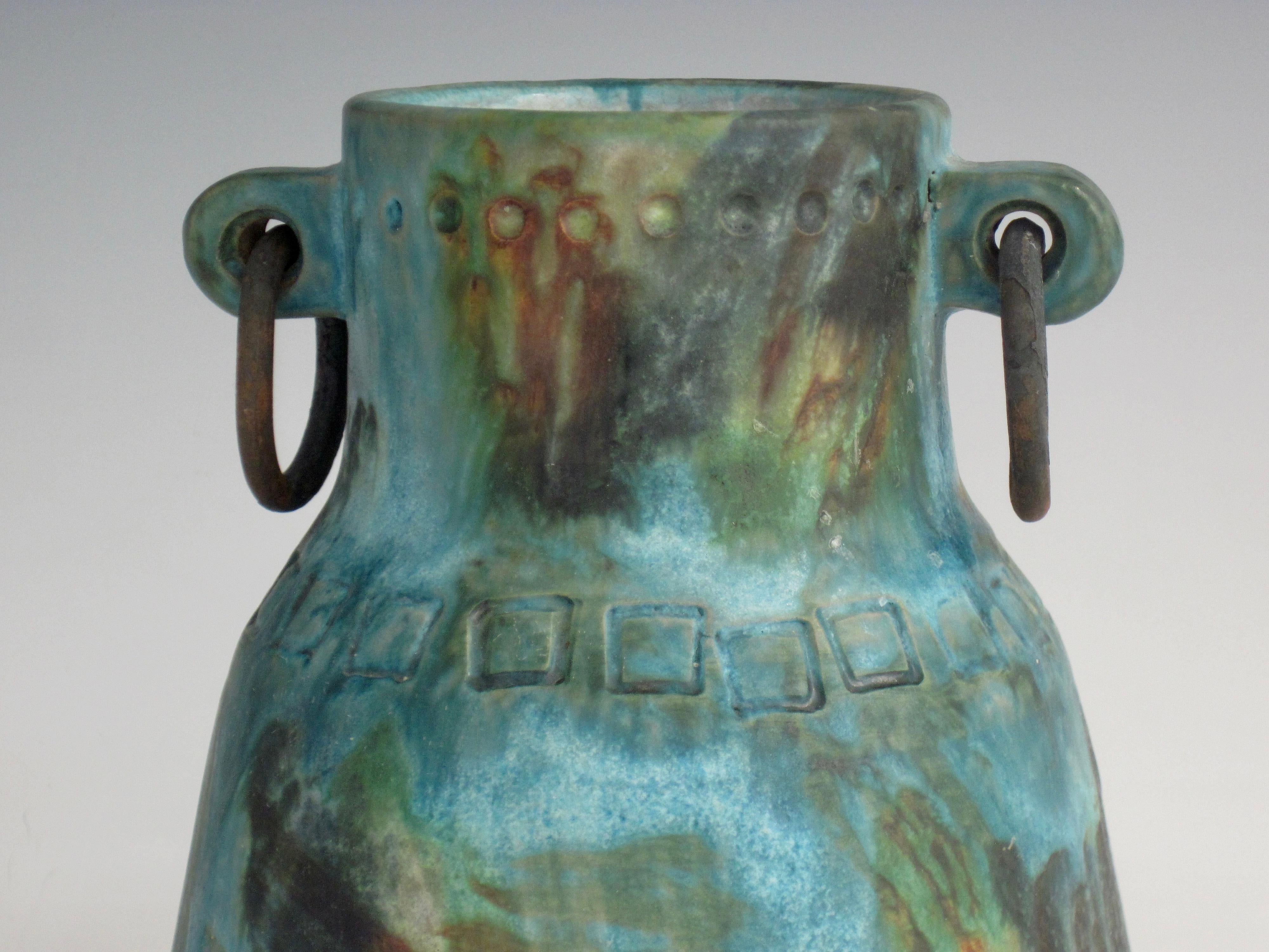 Alvino Bagni Pottery Vessel, Sea Garden Series, 1960s For Sale 2