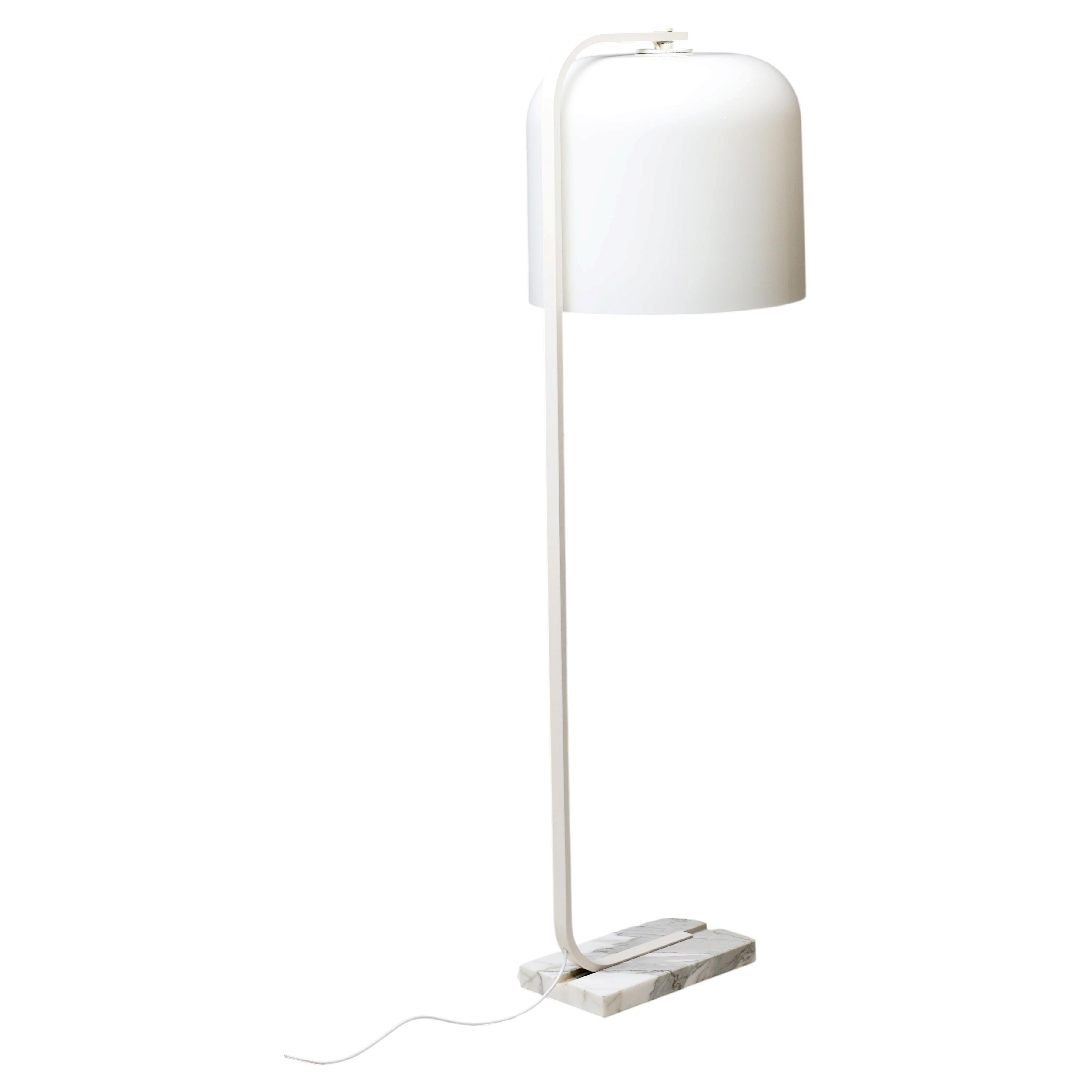 Alvise Floor Lamp by Massoni for Guzzini – Carrara Marble, Italian Minimalism