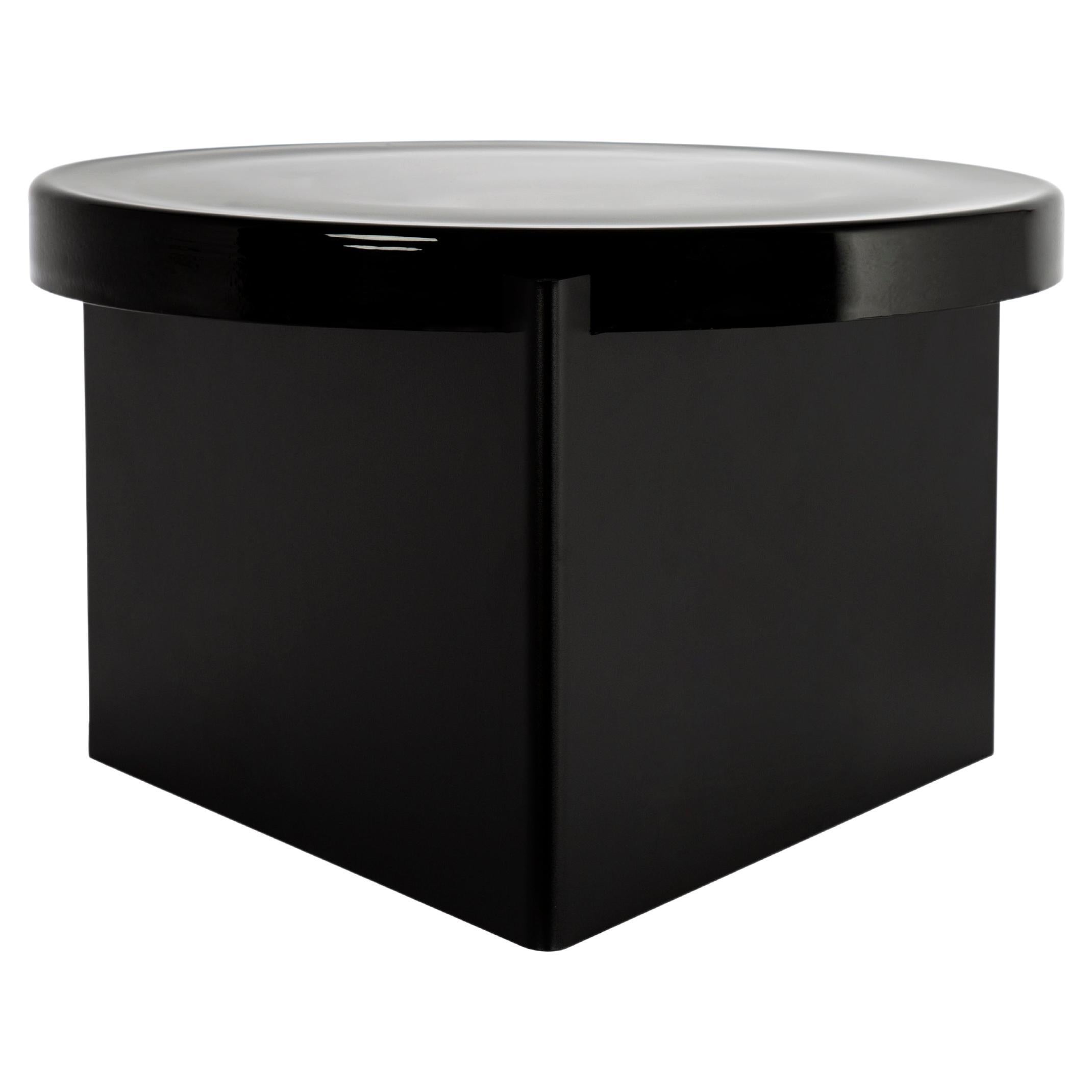 Alwa One Big Black Coffee Table by Pulpo For Sale