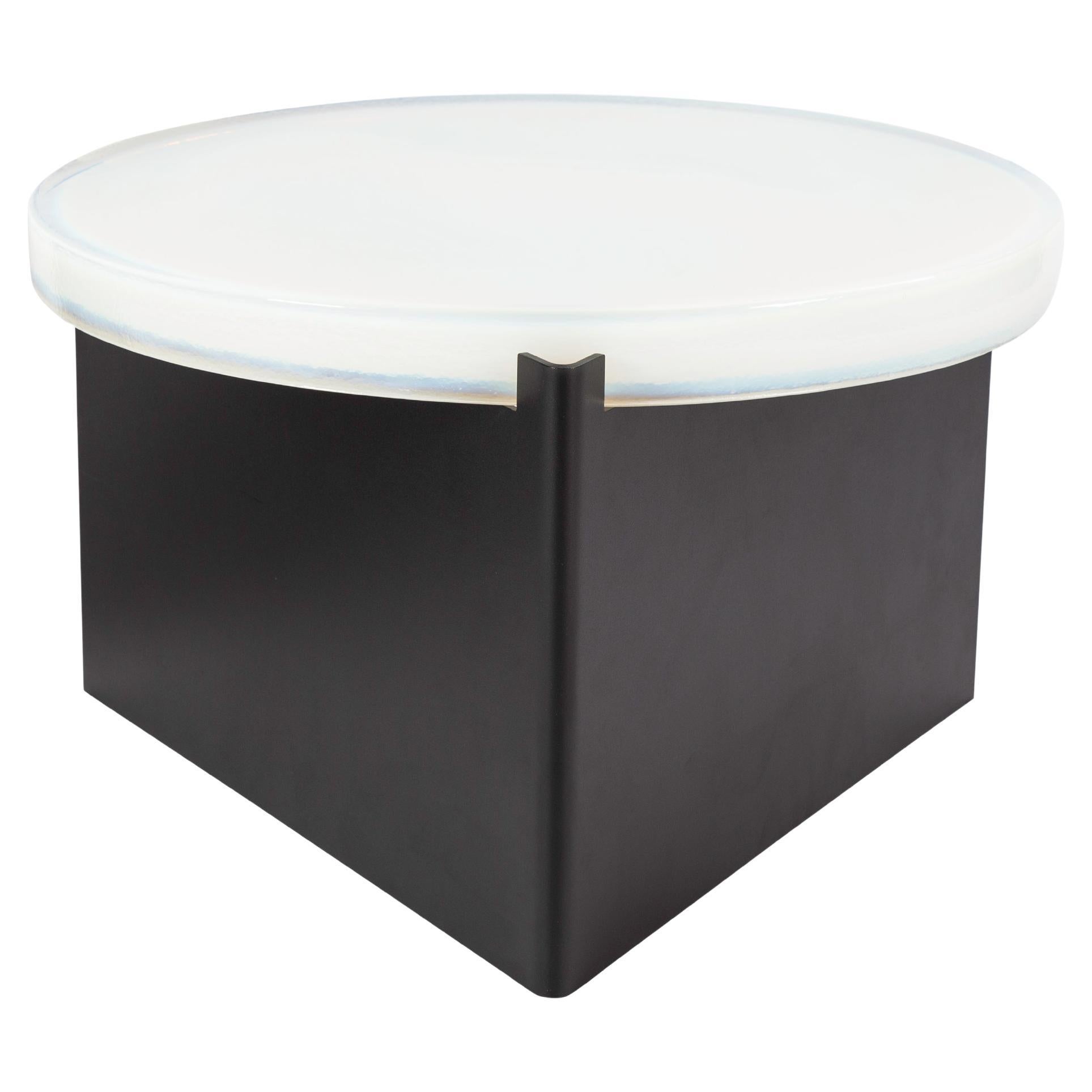 Alwa One Big White Black Coffee Table by Pulpo For Sale