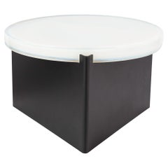 Table basse noire Alwa One Big White de Pulpo