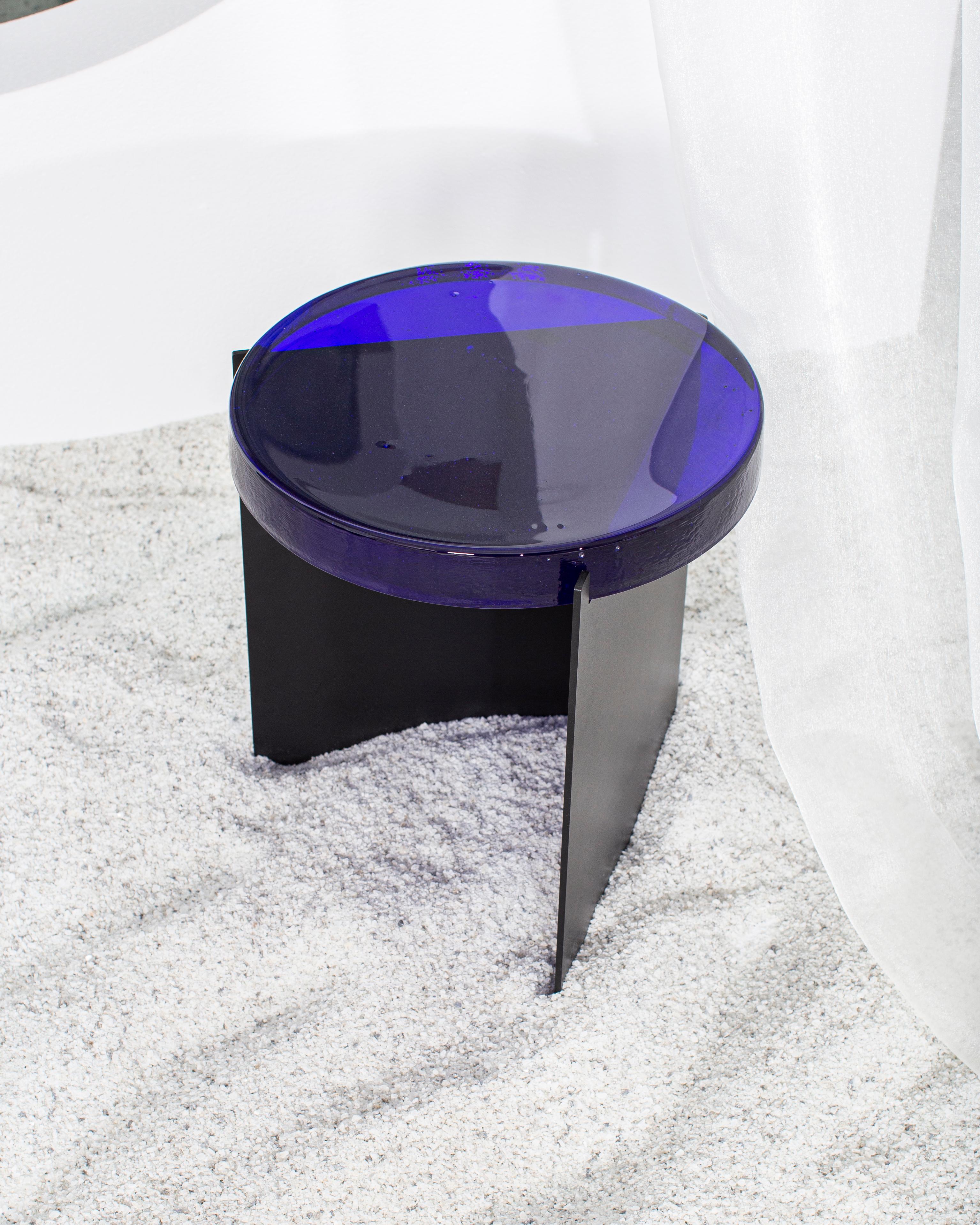 Alwa One White Black Side Table by Pulpo 4