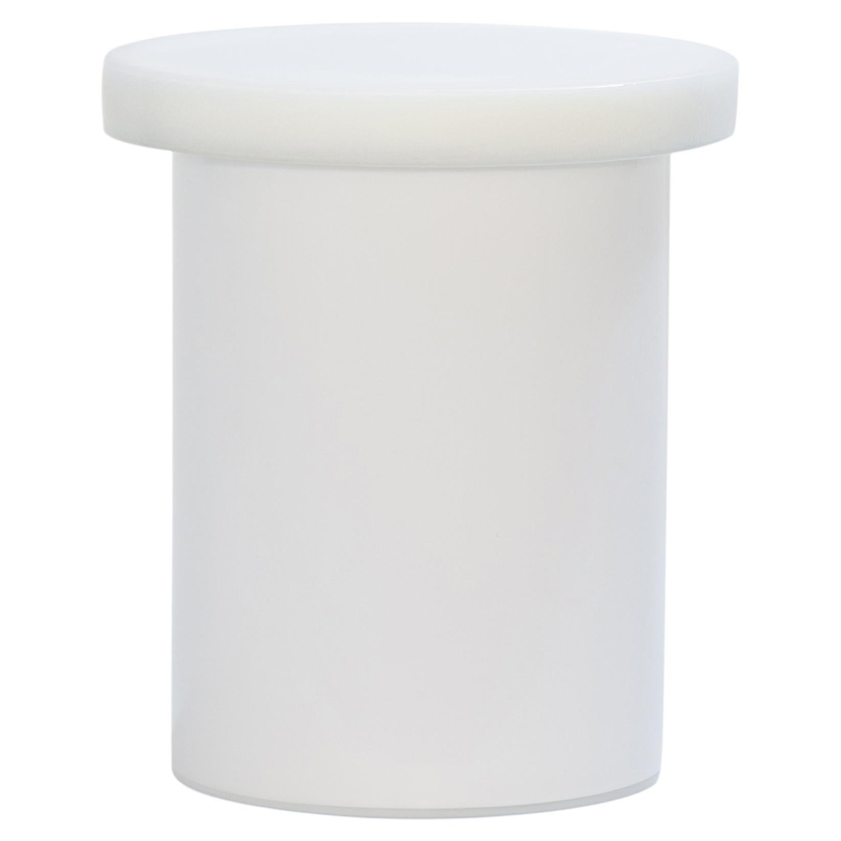 Alwa Three White Side Table by Pulpo