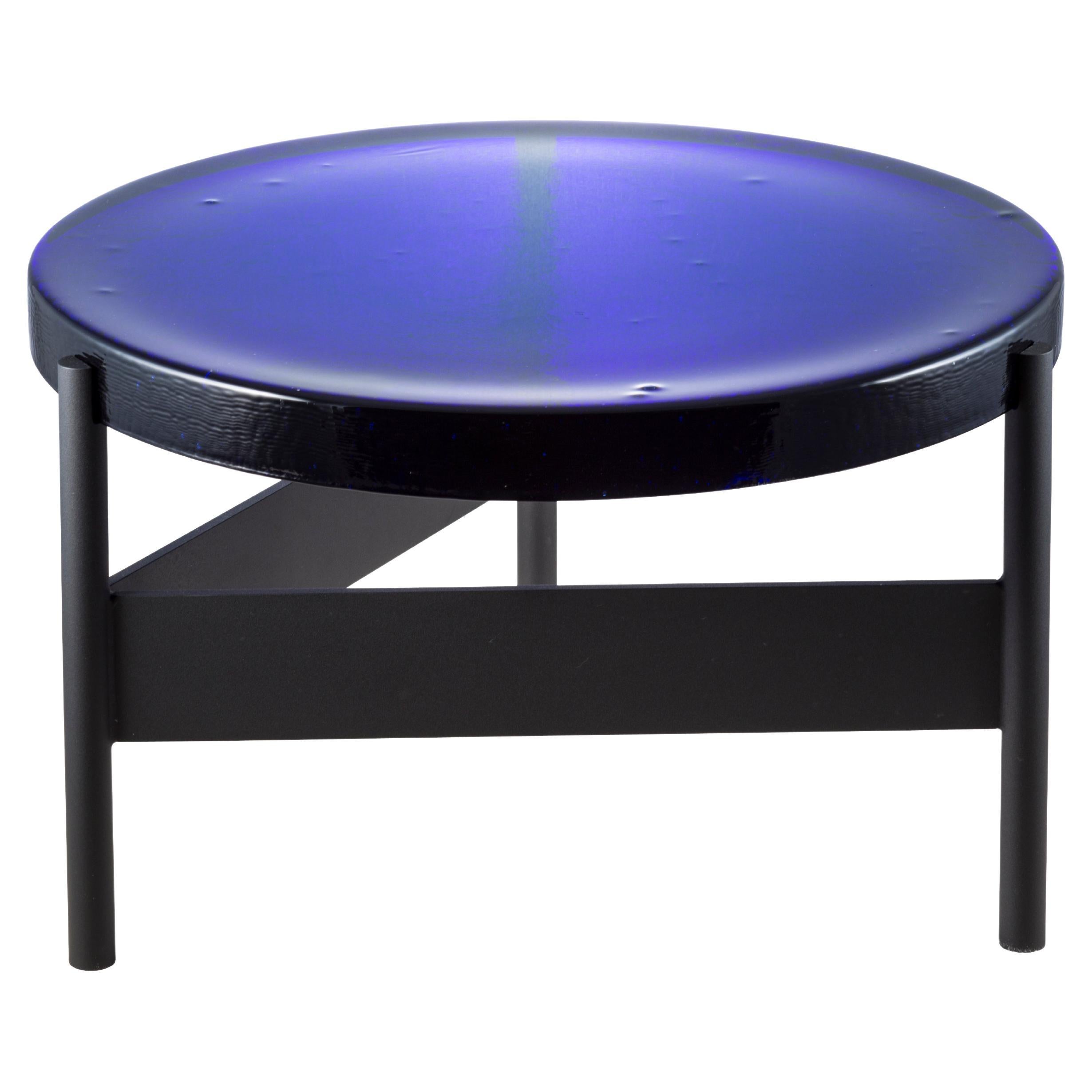 Alwa Two Big Blue Black Coffee Table by Pulpo