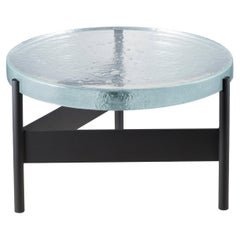 Alwa Two Big Transparent Black Coffee Table by Pulpo