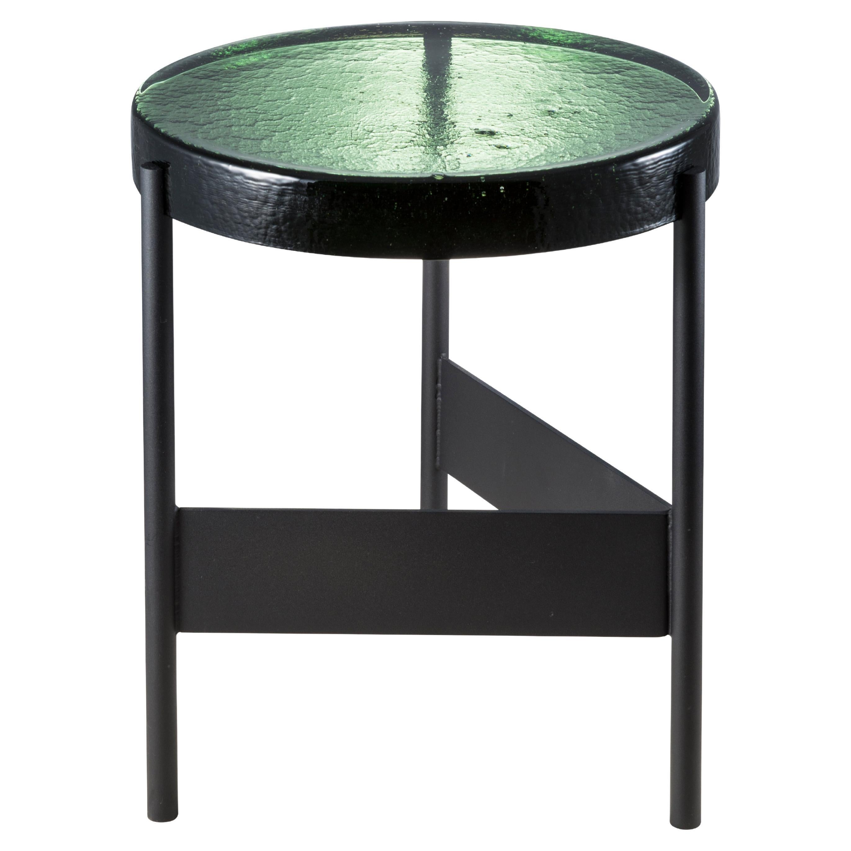 Alwa Two Green Black Side Table by Pulpo For Sale