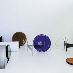 Alwa Two, Table, Green, Black Base, Minimal, European, 21st Century