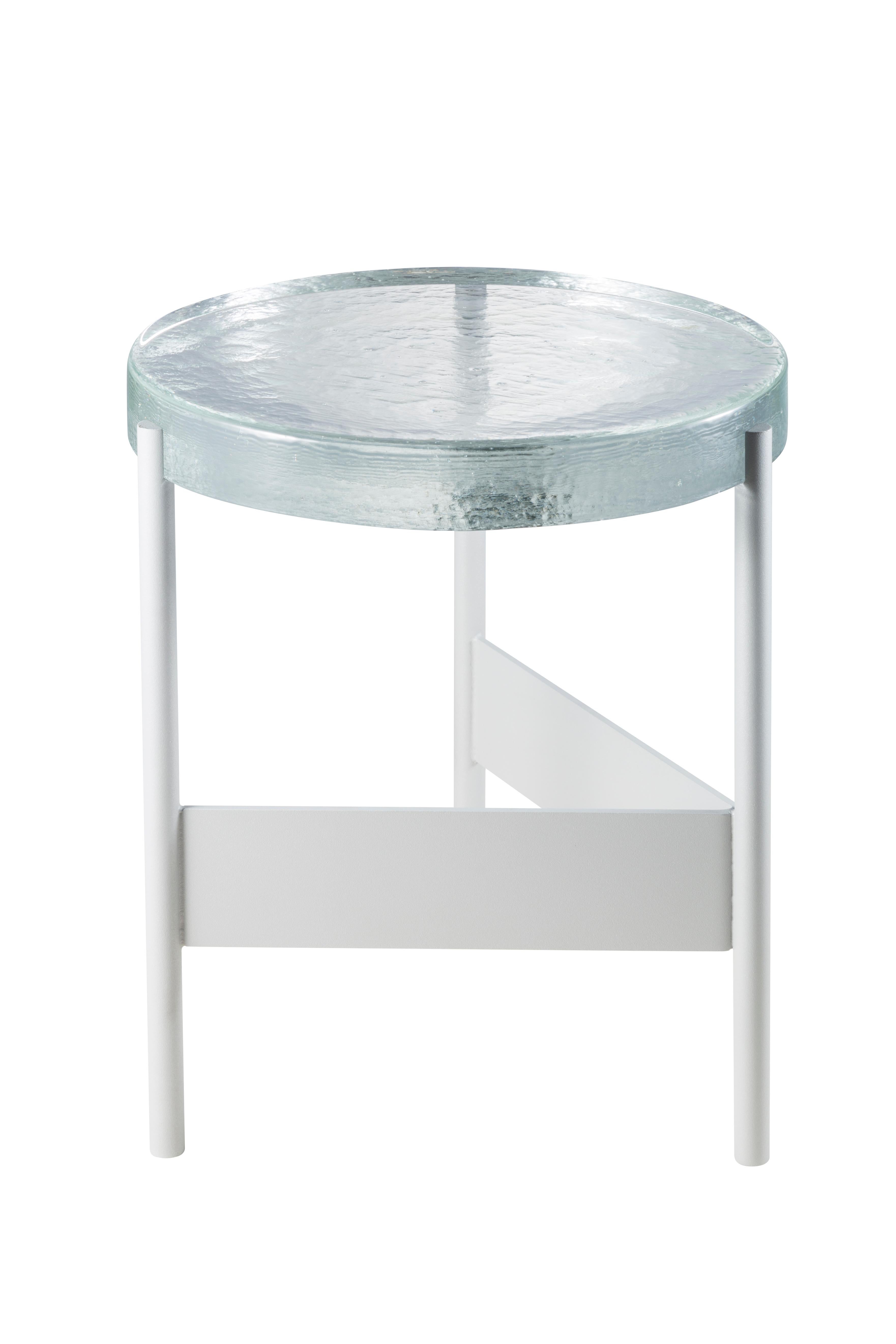 Post-Modern Alwa Two Transparent Black Side Table by Pulpo For Sale