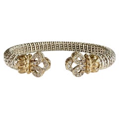 Alwand Vahan Diamond Cuff Bracelet 14k Gold/Sterling Silver