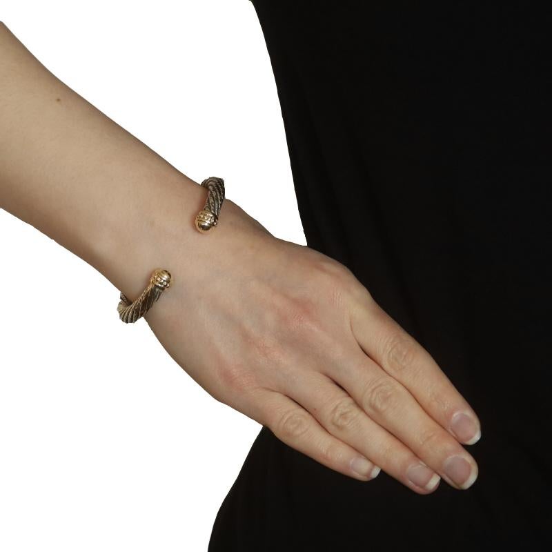Alwand Vahan Seildrehtes Manschettenarmband 6 3/4