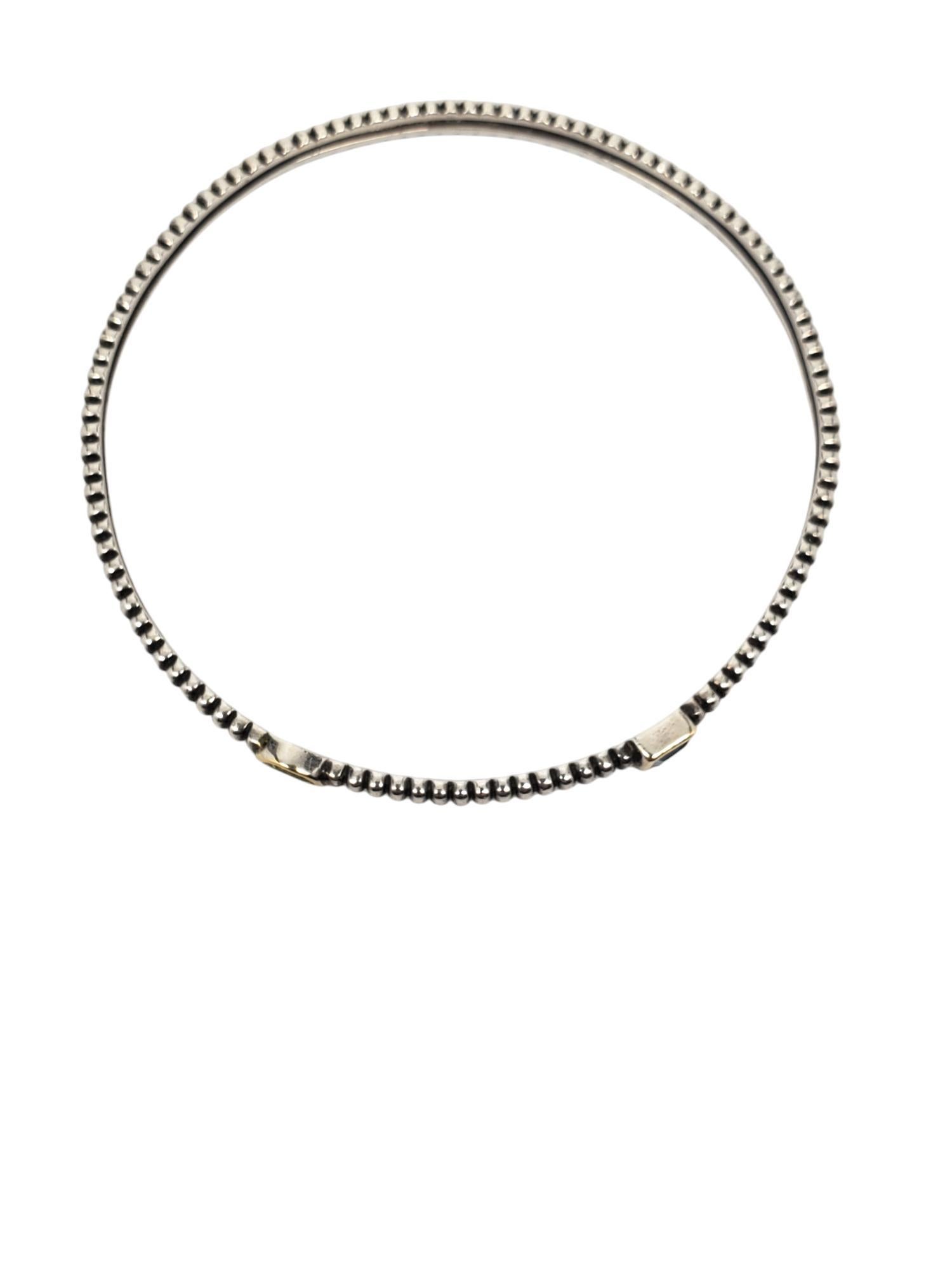 Pulsera brazalete Alwand Vahan de plata de ley y piedras preciosas de 14k #20672 en Bueno estado para la venta en Washington Depot, CT