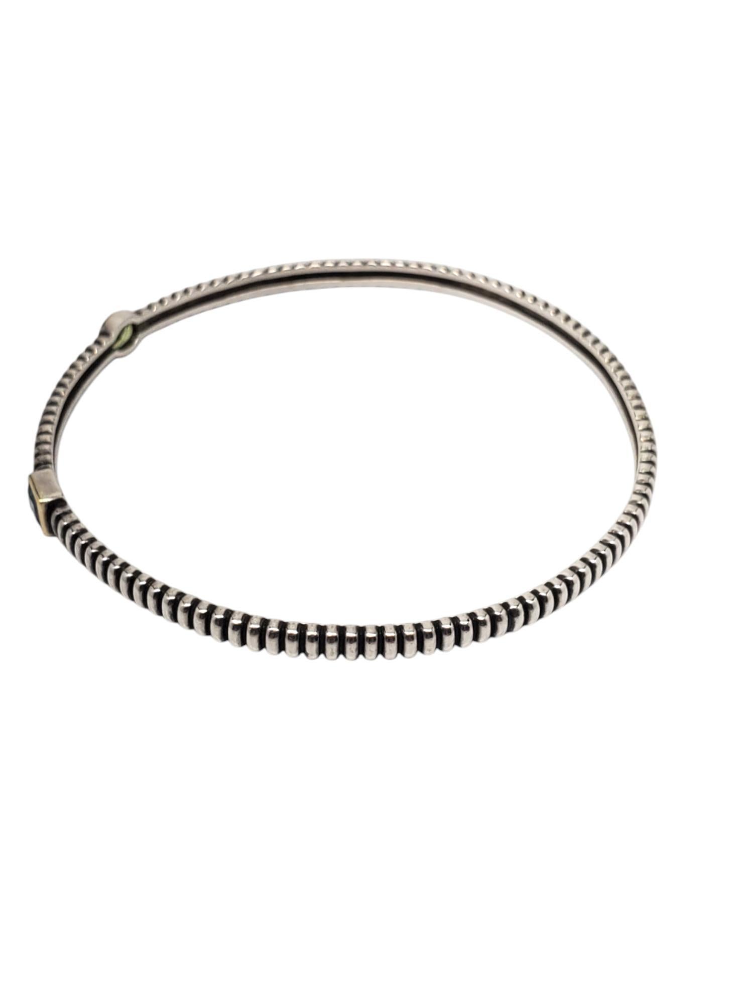 Pulsera brazalete Alwand Vahan de plata de ley y piedras preciosas de 14k #20672 en venta 3