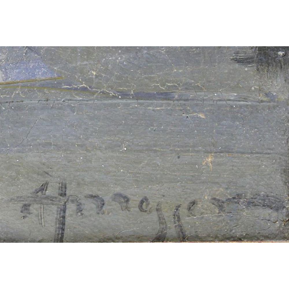 Hand-Painted Alwin Arnegger, 