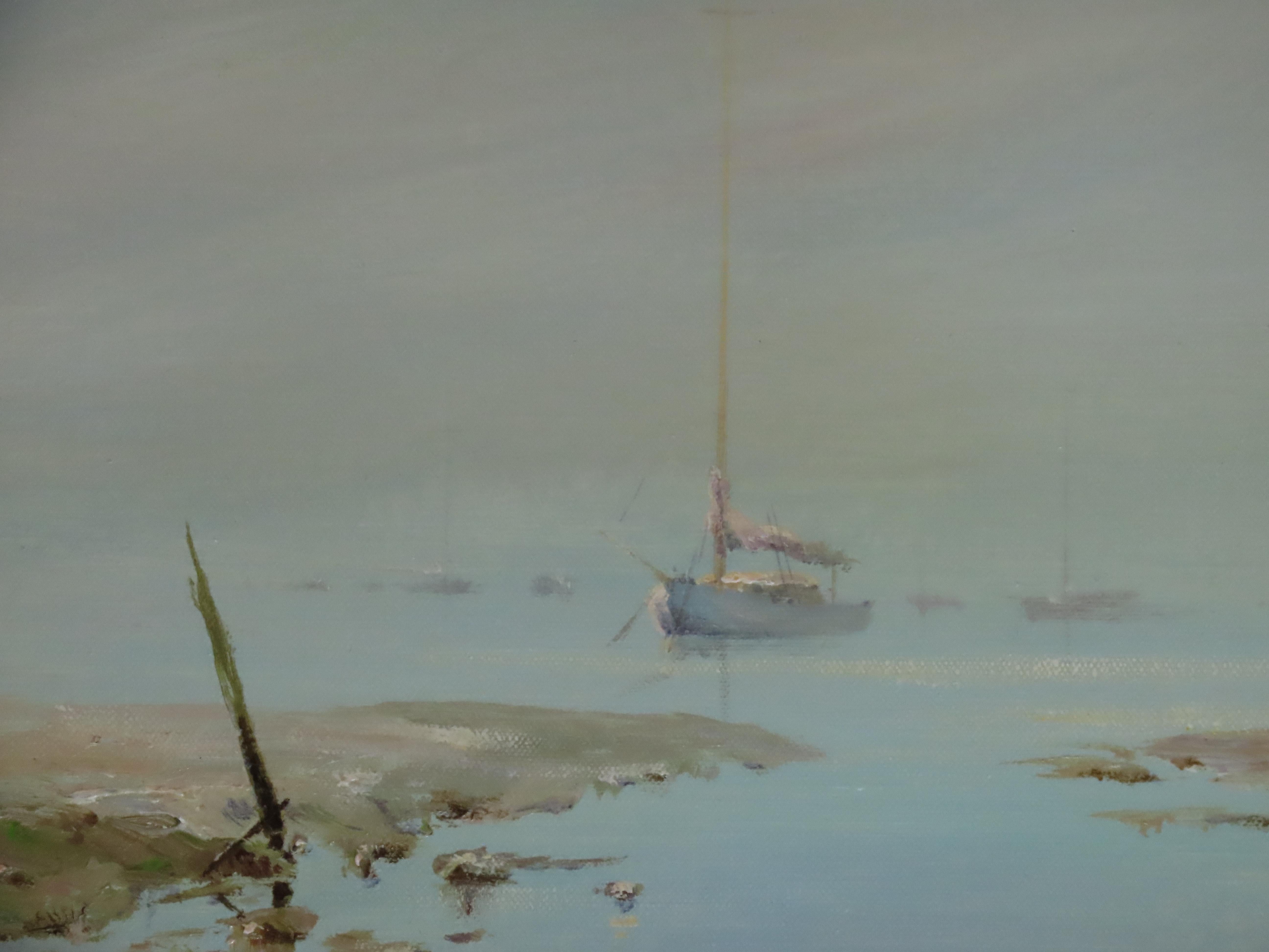 Ölgemälde auf Leinwand, Alwyn Crawshaw, „Evening Light“, Ölgemälde im Angebot 3
