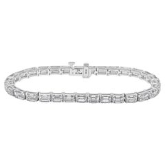 Bracciale Alya con diamanti taglio smeraldo da 13 carati