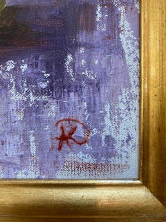 'Two Pears, ' by Alyona Kostina, Oil on Canvas Painting