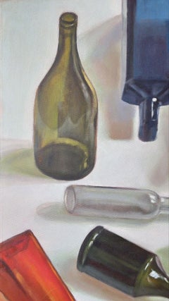 Bottles. 2012, canvas, oil, 115x115 cm