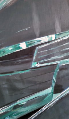 Broken glass. 2013, canvas, oil, 120x130 cm