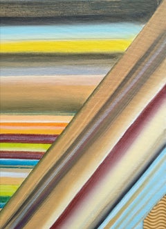 Sand game 1. 2023, canvas, oil, collage, 50x40 cm