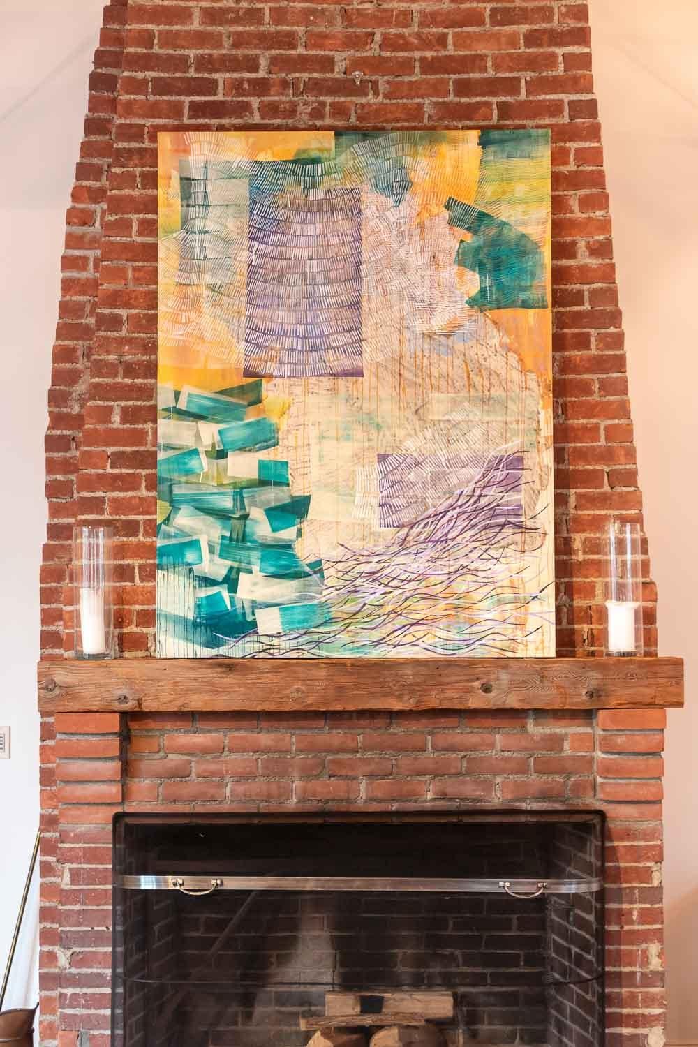 Sito - Abstract Painting Grigio di Alyse Rosner