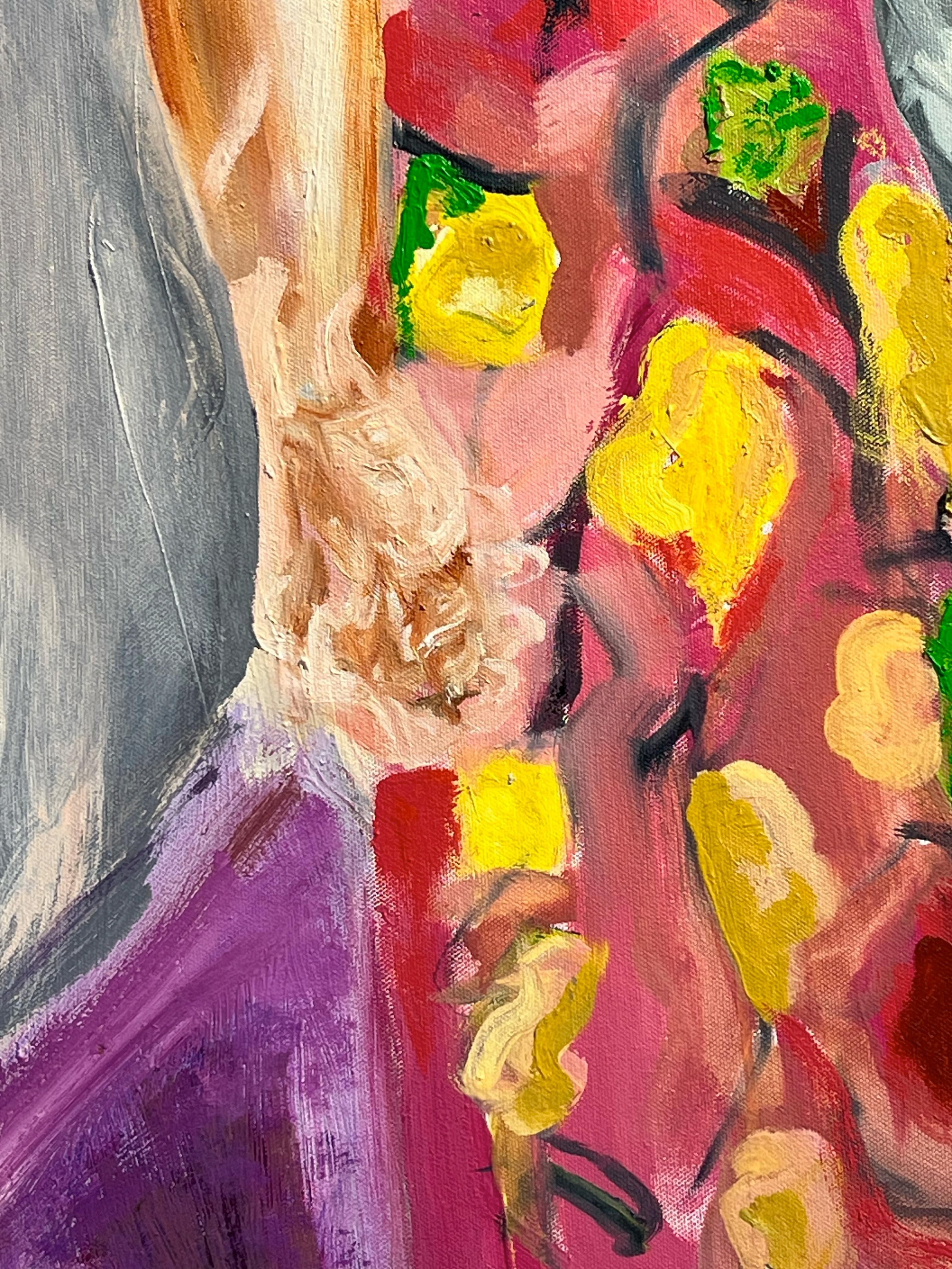 3 ragazze in una fiera d'arte
48 x 36 pollici
Olio su tela

Nata nel Central Jersey, Alysha Grace Marko è una pittrice di New York e proprietaria della AMRM Gallery. Crescendo, Alysha è sempre stata coinvolta nell'arte: canto, danza e teatro.