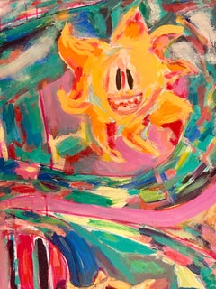 Pintar animales de colores: Las aventuras del zorro regordete