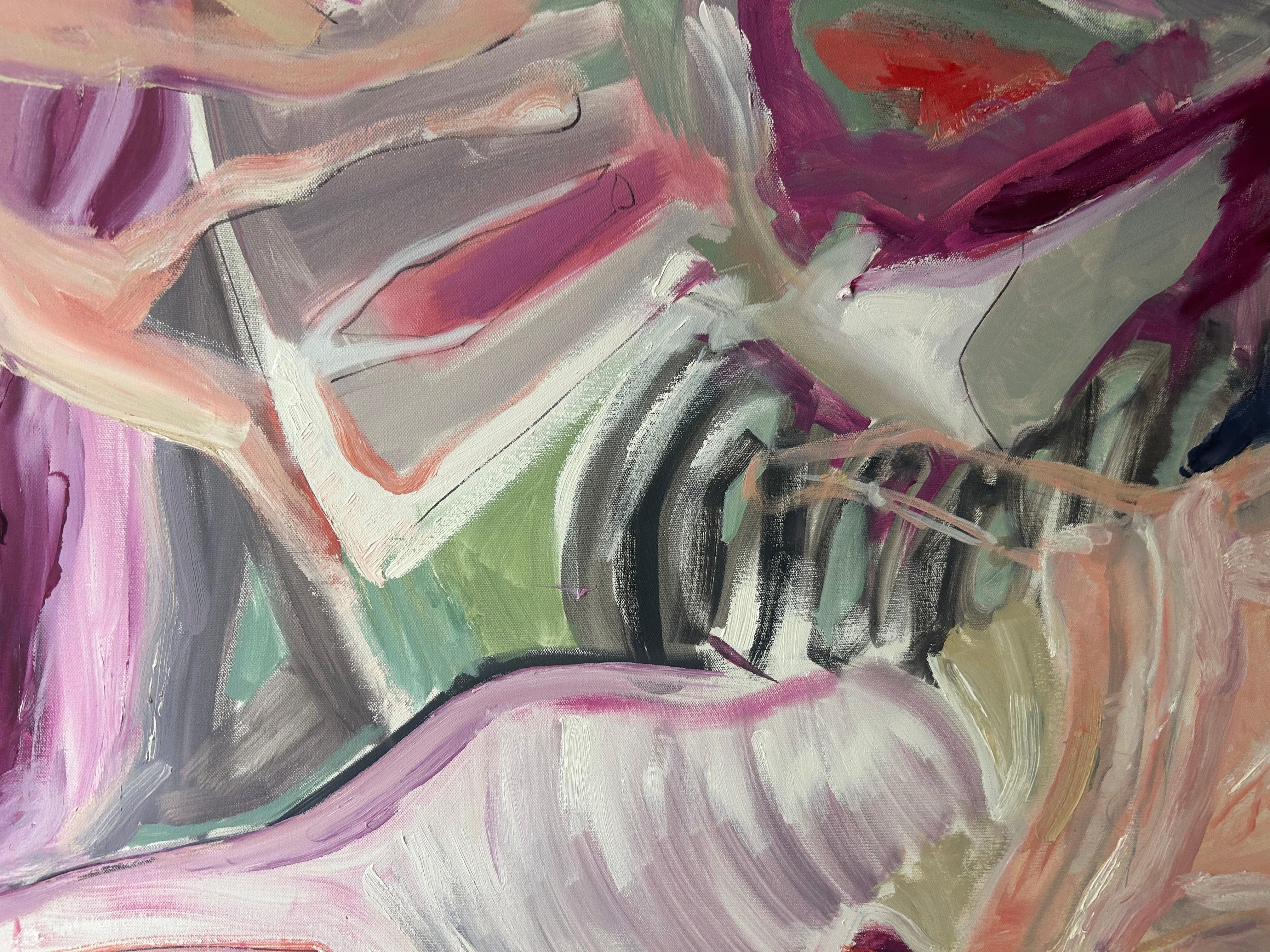 Etichette: Pittura ad olio astratta contemporanea in vendita 1