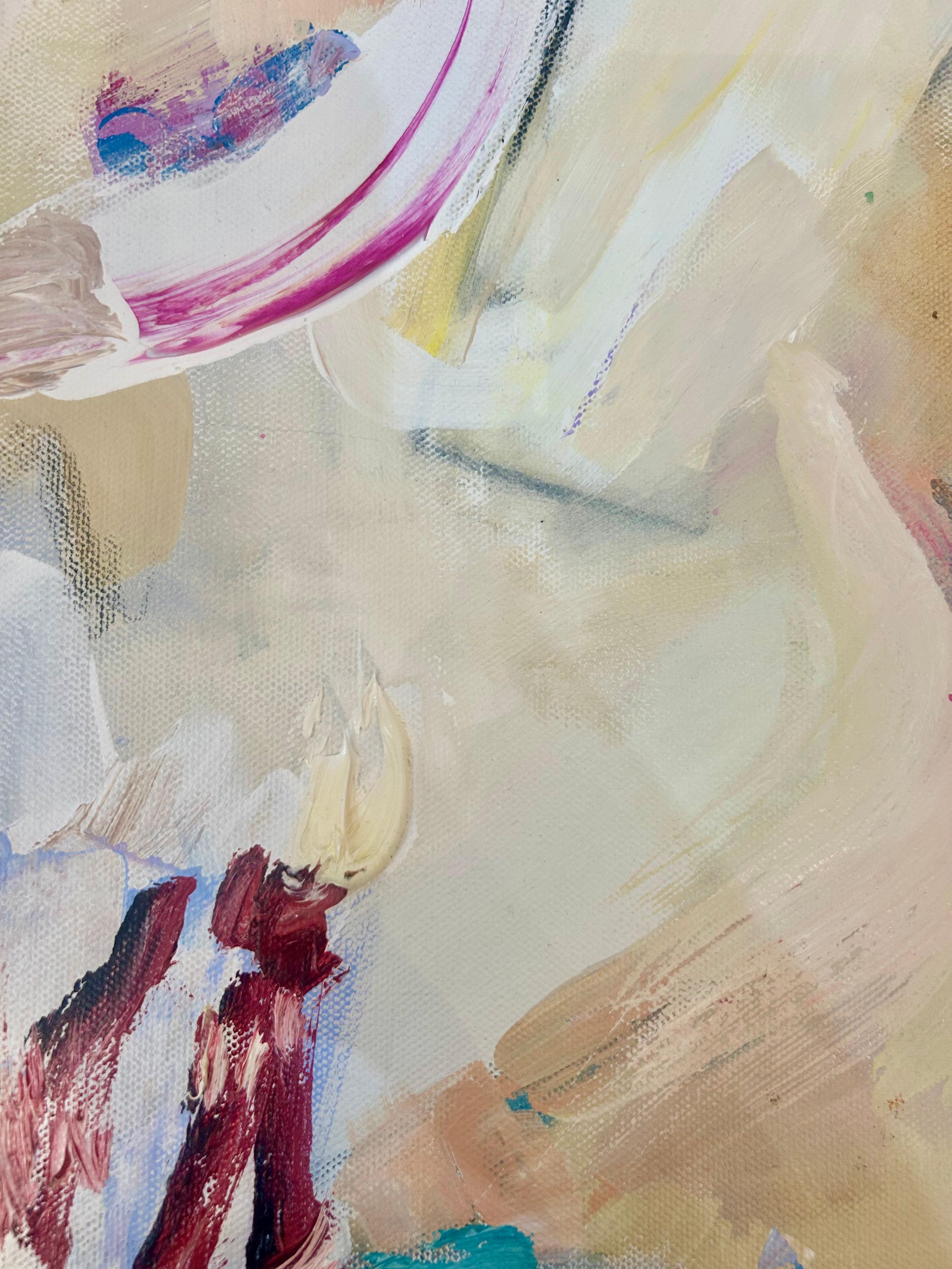 Come le ali di una colomba - Painting Espressionismo astratto di Alysha Grace Marko