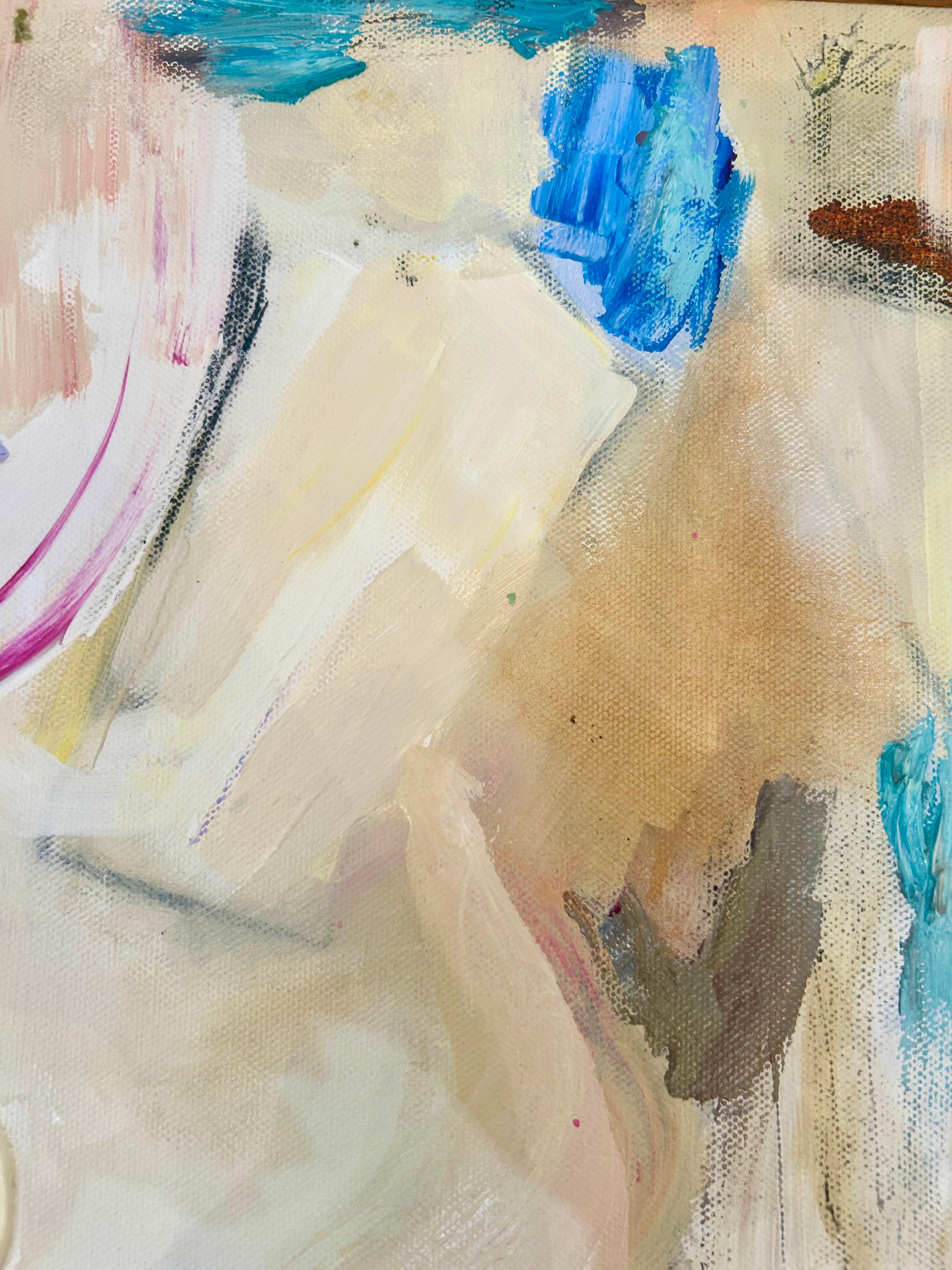 Come le ali di una colomba - Abstract Painting Marrone di Alysha Grace Marko